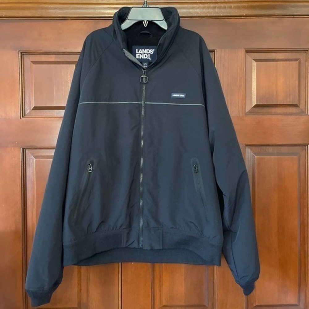 LANDS’ END HYBRID FLEECE LINED JACKET